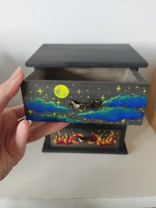 Mini Cómoda ACOTAR Feyre Pintada a Mano