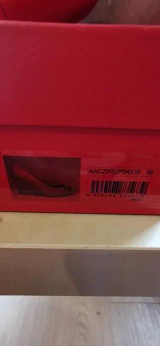 Zapatos Carolina Herrera Naranja Talla 39