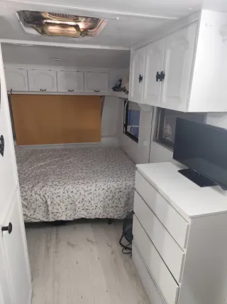 Caravana en camping riudarenes