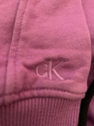 Sudadera Calvin Klein Jeans Morada Talla S