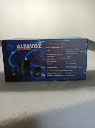 Altavoces NK Gaming Negros