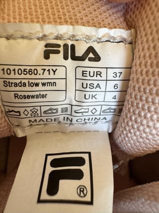 Sneakers donna Fila rosa e bianche