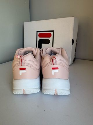 Sneakers donna Fila rosa e bianche