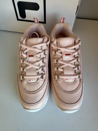 Sneakers donna Fila rosa e bianche