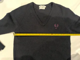 Jersey Fred Perry M negro 100 aniversario oi mod