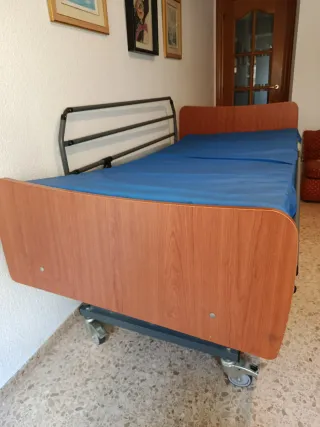 Cama articulada eléctrica hospitalaria