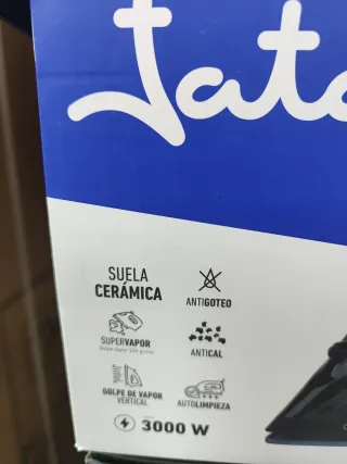 Plancha de vapor Jata Ceramic 3000W