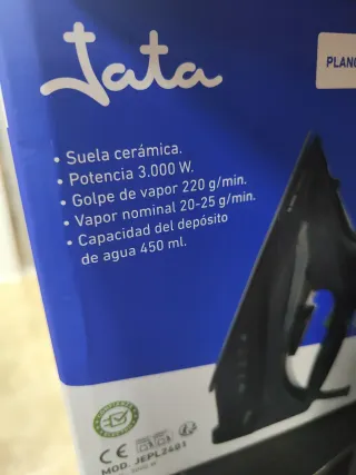 Plancha de vapor Jata Ceramic 3000W