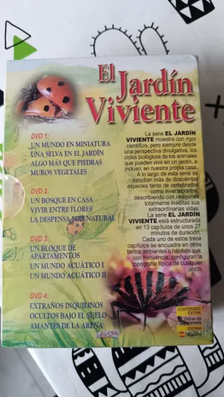 4 DVDs El Jardín Viviente