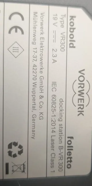 Robot Aspirador Kobold VR300 Vorwerk