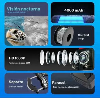 Cámara de pesca submarina.