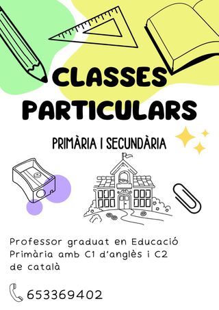 Clases particulares primaria y secundaria