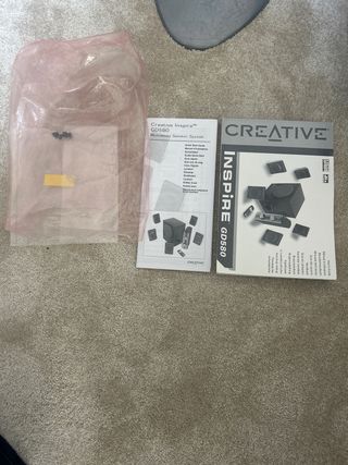Altavoces Creative GD580 Homecinema 5.1 + soportes