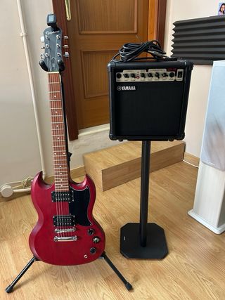 Guitarra Eléctrica Epiphone + Amplificador Yamaha