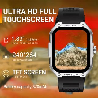 Reloj Inteligente UDH Hombre Mujer Negro/Plata