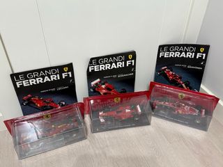 Lote 3 coches Ferrari F1 1/24