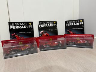 Lote 3 coches Ferrari F1 1/24