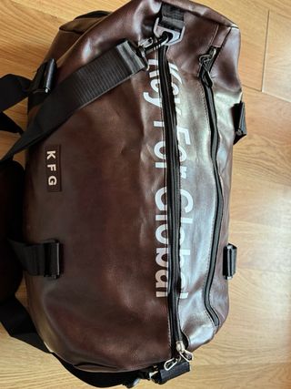 Bolsa de viaje cuero sintético hombre