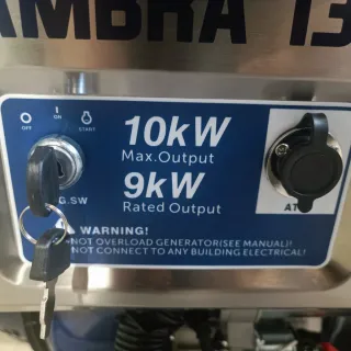 Generador Ambra 13800 E 9kW Gasolina