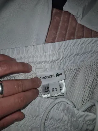Chándal Lacoste Blanco Talla M