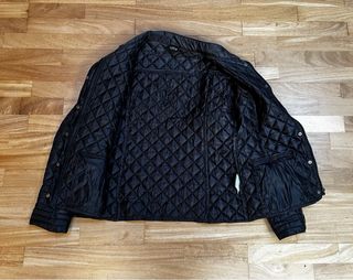 Giacca trapuntata nera taglia 46