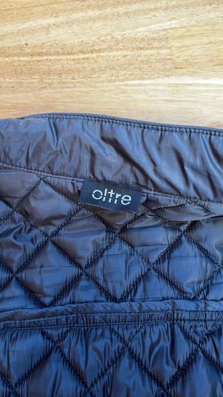 Giacca trapuntata nera taglia 46