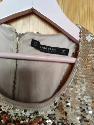 Top lentejuelas dorado