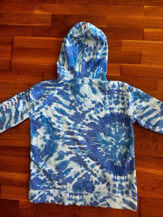 Sudadera Hollister Tie-Dye Azul y Blanca