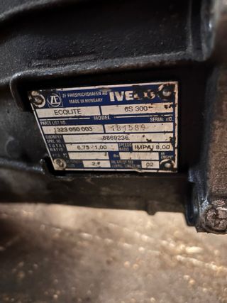 Caja de cambios Iveco Daily 6V