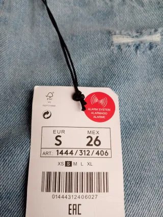 Minifalda vaquera ZARA denim woman T26 S NUEVA