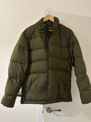 Chaqueta plumífero verde