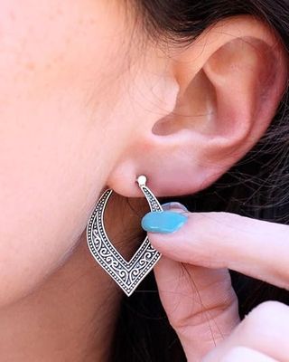 Pendientes Naga Plata Envejecida (NUEVOS)