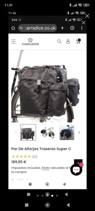 Alforjas Carradice Super C