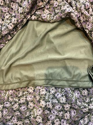 Vestido H&M floral verde