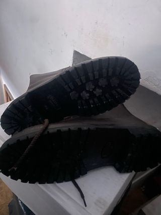 Anfibi militari unisex marroni