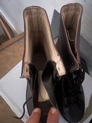 Anfibi militari unisex marroni