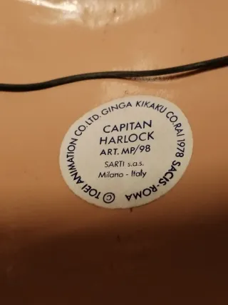 Maschera Capitan Harlock Vintage Plastica