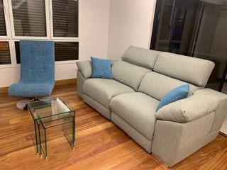 Tavoli nido in cristallo e metallo