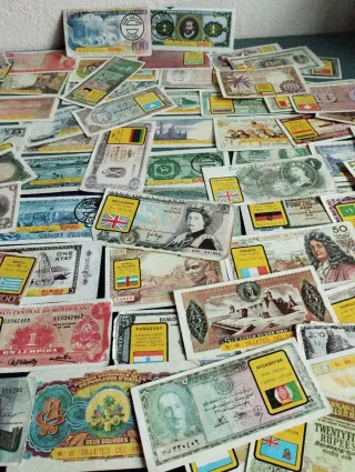 Colección de Billetes del Mundo Bimbo 1975
