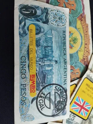 Colección de Billetes del Mundo Bimbo 1975