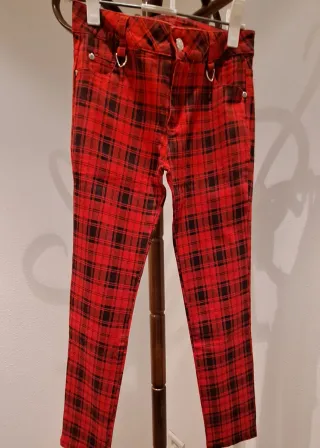 Pantalón cuadros rojo y negro  Jawbreaker