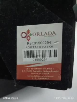 Joyero y Portafotos Negro y Dorado