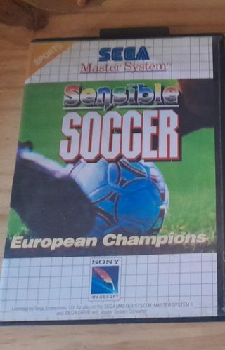 Sensible Soccer European Champions Master System