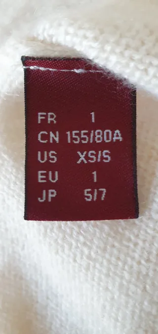 Jersey blanco de punto