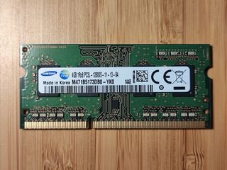 RAM Samsung 4GB DDR3 SO-DIMM 1600MHz PC3-12800