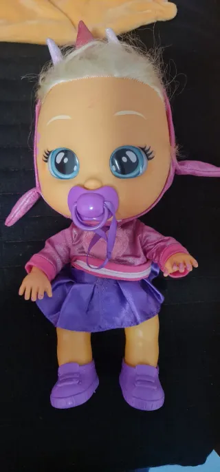 Muñeca Bebé Llorón con chupete
