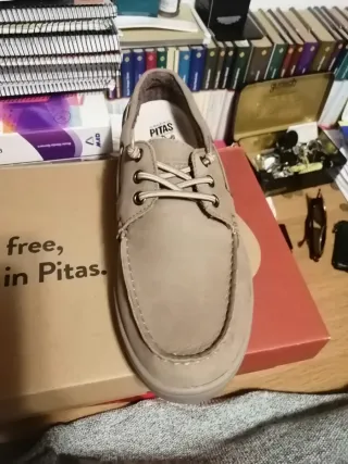 Mocasines Hombre Talla 43 Beige