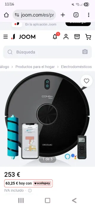 Aspirador Robot Conga 4690