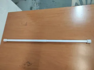 Barra Cortina Extensible Blanca Nueva