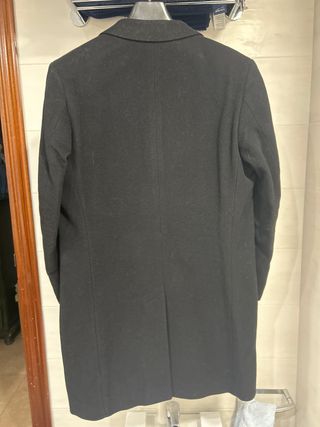 Abrigo hombre negro poco uso del Corte ingles